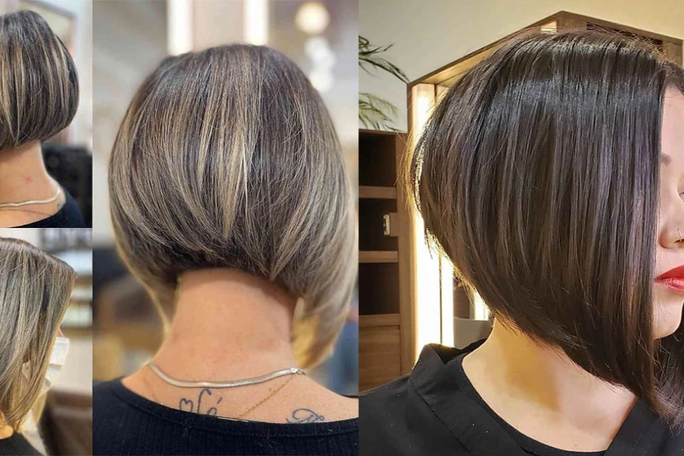 Short-Stacked Bob Hairstyle