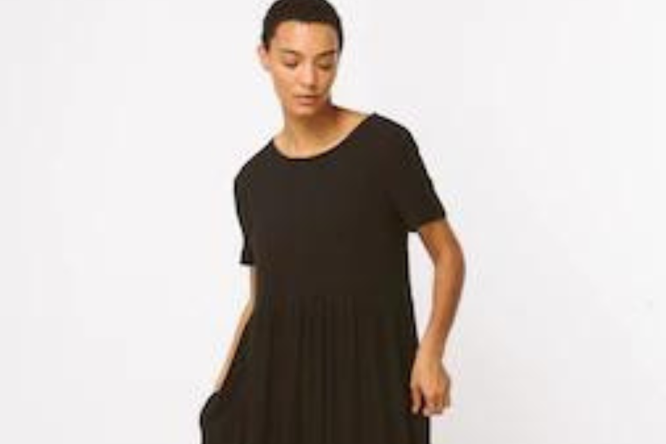 Somerset Black Maxi Dress, Anthropologie