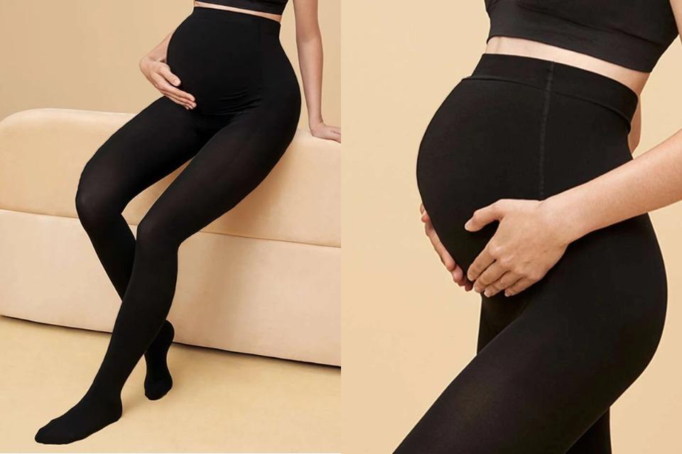 280D Solid Maternity Tights