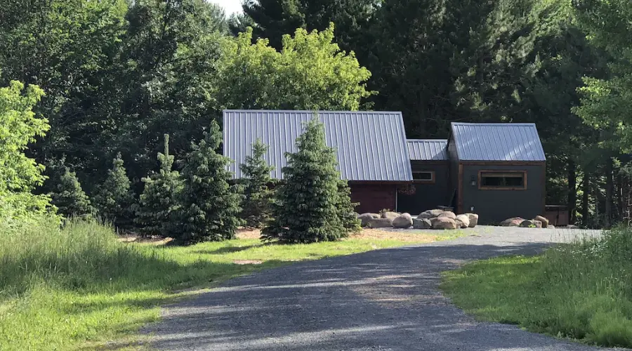  this tiny cabin is ideal.