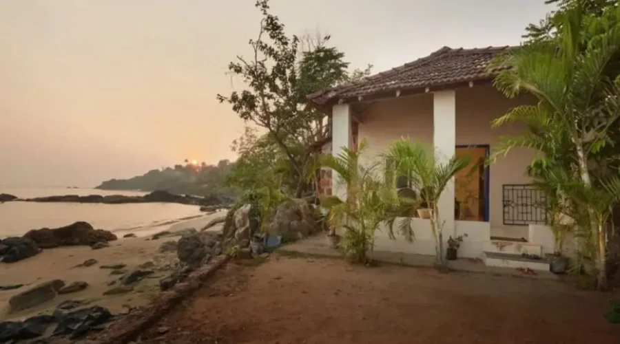 Homes near the beachfront