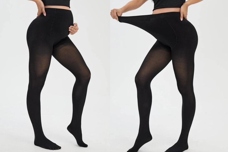 Solid Maternity Tights