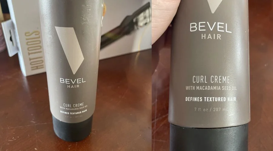 BEVEL HAIR CURL CREAM w Macadamia Seed oil Defines Textured Hair! -Men's