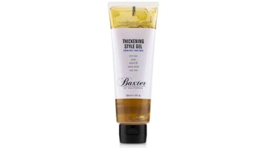 Baxter Of California Thickening Style Gel (Strong Hold Shine Finish) 120ml Mens