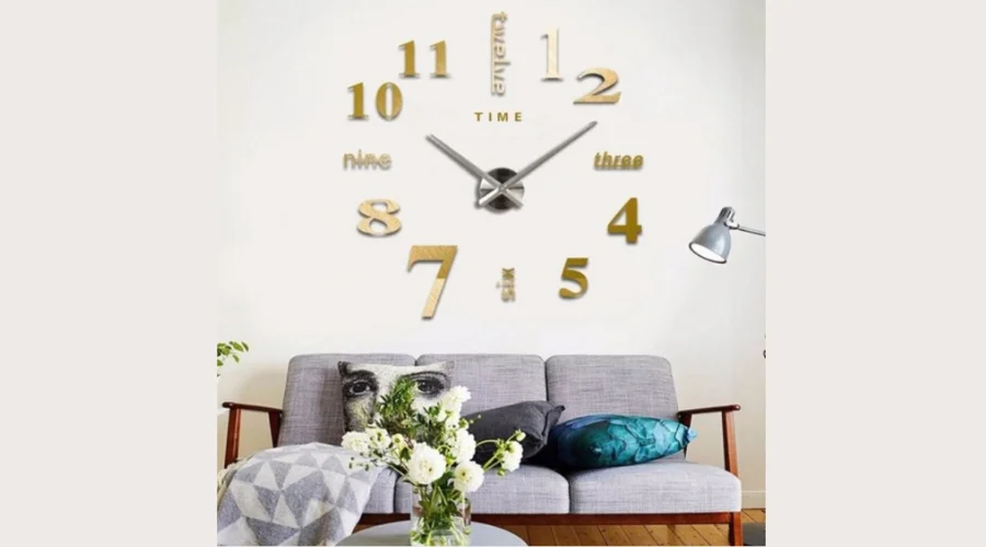 Floor wooden wall clock