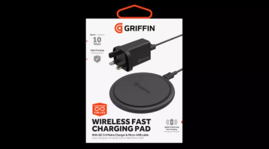 Griffin 10 Watt Qi Pad iPhone Fast Charger