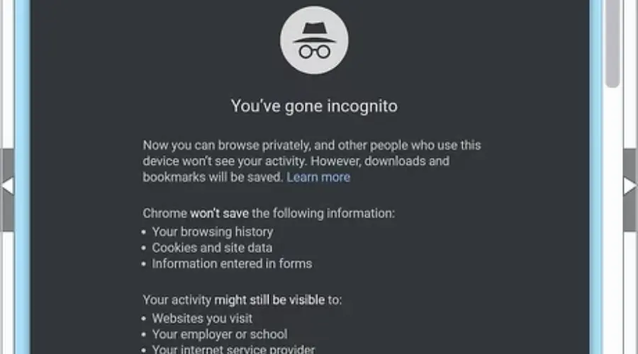 Investigate incognito