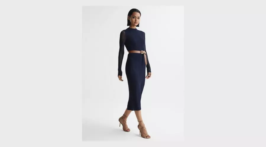 Knitted bodycon midi dresses