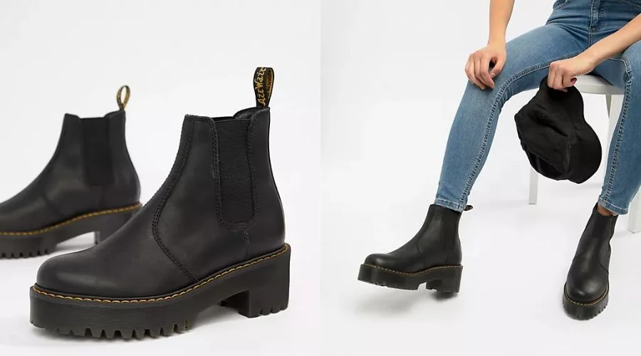 Rometty Leather Chelsea Boots by Dr Martens