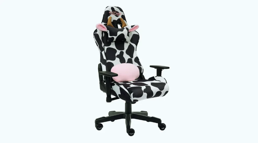 TS85 COW Print LUXX Series Gaming Chair