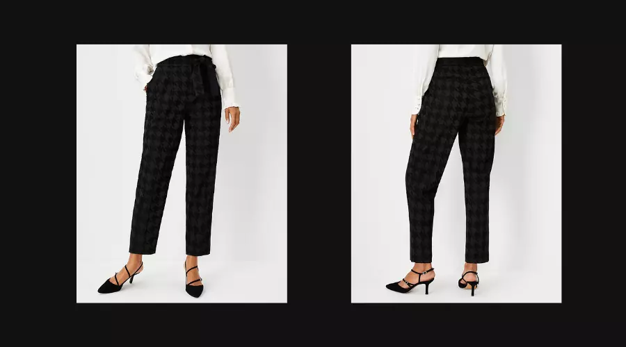 The Belted Waist Taper Pant 