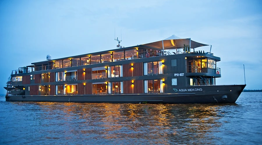 The Mekong river cruise