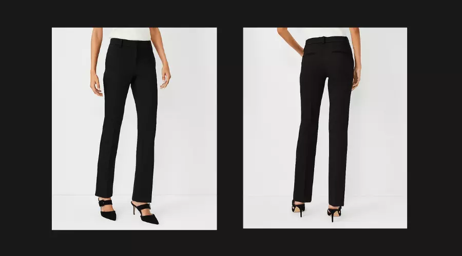 The Straight Pant In Knit - Curvy Fit