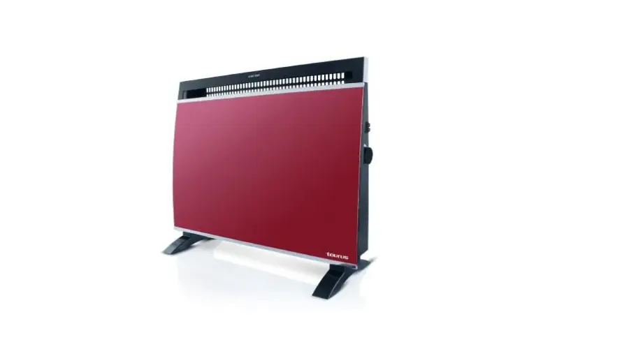 Taurus Glass Red Convection Heater