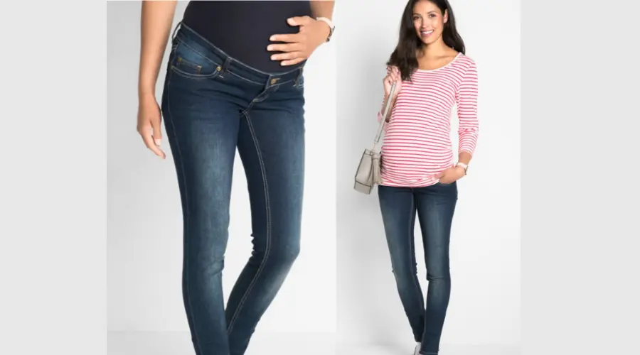 Skinny fit maternity jeans