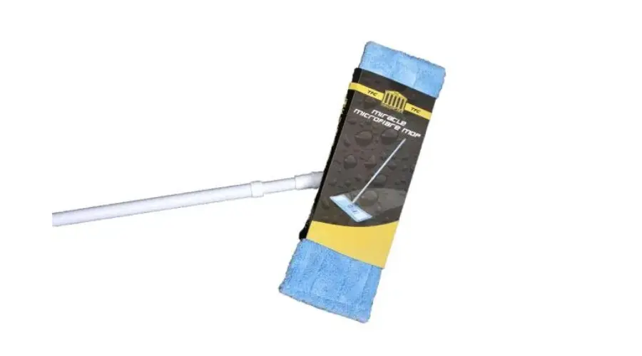 MICROFIBRE MOP BLUE AND WHITE