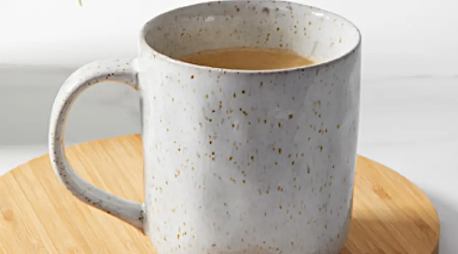 Artisanal touch porcelain mug