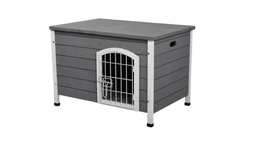 Wooden Dog Crate Kennel Lockable Door Animal House 
