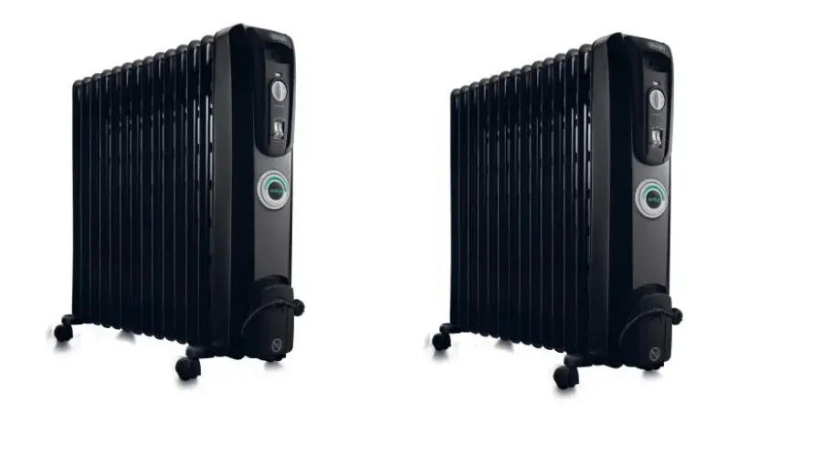 Oil Heater 14 Fin DELONGHI Black 3000 watt