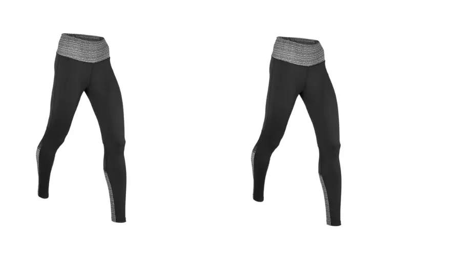 Shaping sports leggings with pocket, ankle-free