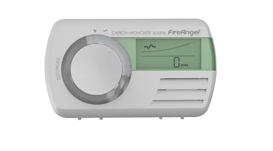 FireAngel Digital & 7-Year Life Carbon Monoxide Alarm CO9D Sealed in Battery
