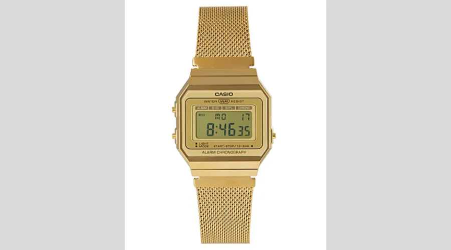 Casio retro gold digital watch for women