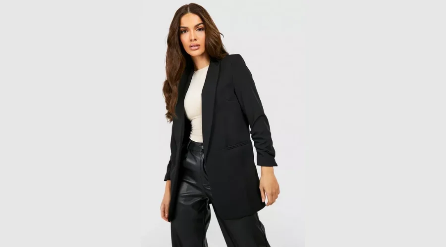 Collarless Blazer