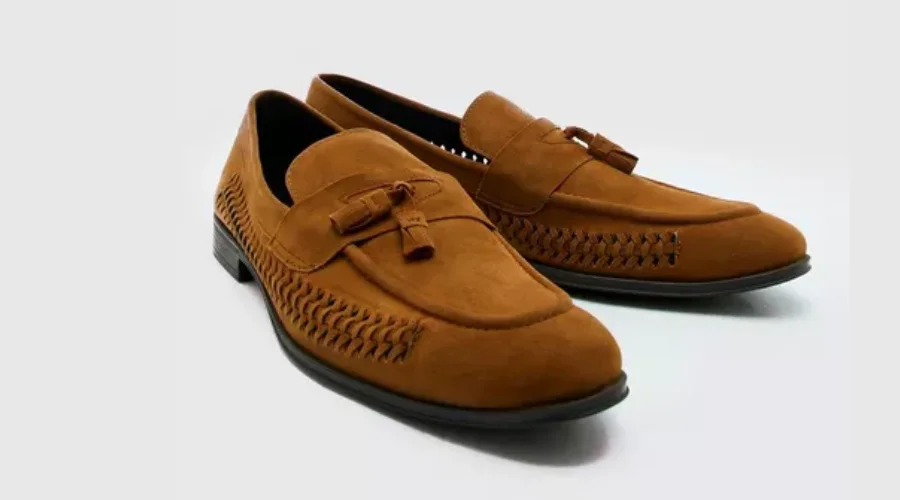 Faux-Suede Weave Loafer