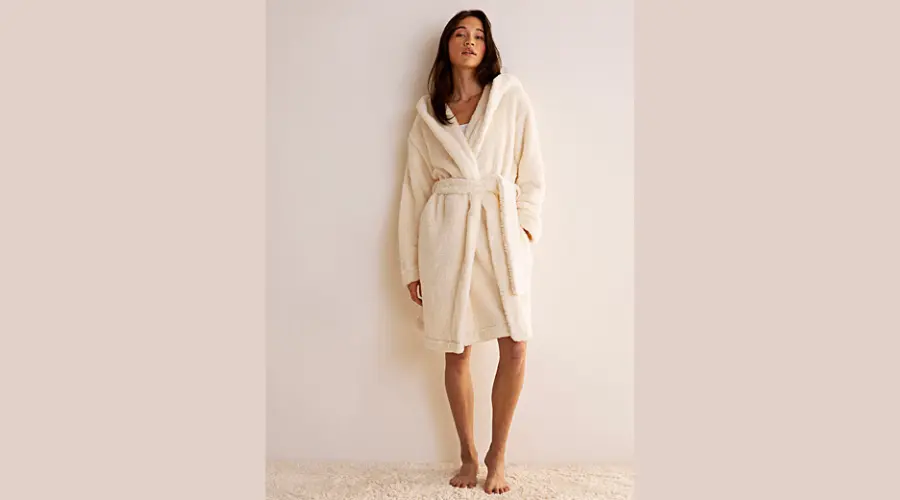 Plush Hooded Robe