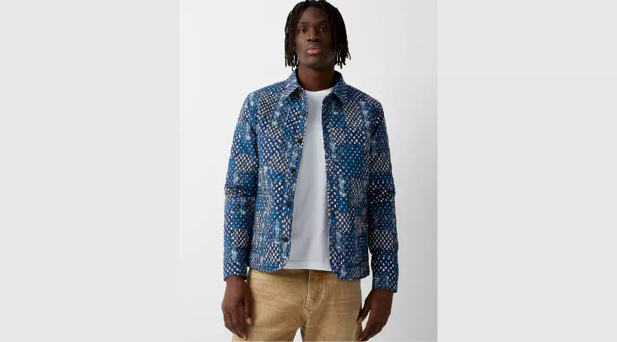 Printed Quilted Overshirt