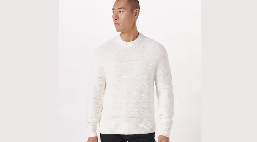 mens white sweater