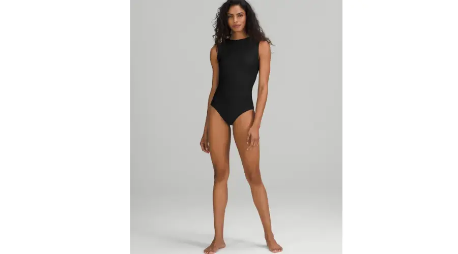 Waterside High-Neck One-Piece Swimsuit