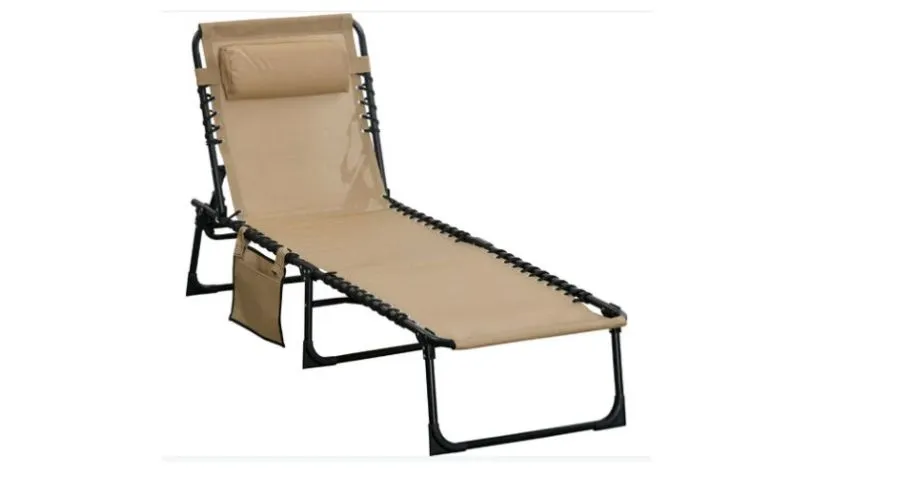 Outsunny Sun Lounger Camping bed