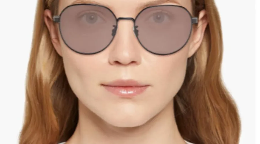 Saint Laurent - Round-frame Silver-tone Sunglass