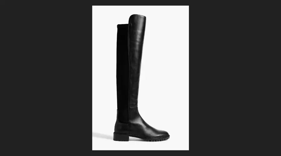 Stuart Weitzman’s Keelan Leather Over-the-Knee Boots 