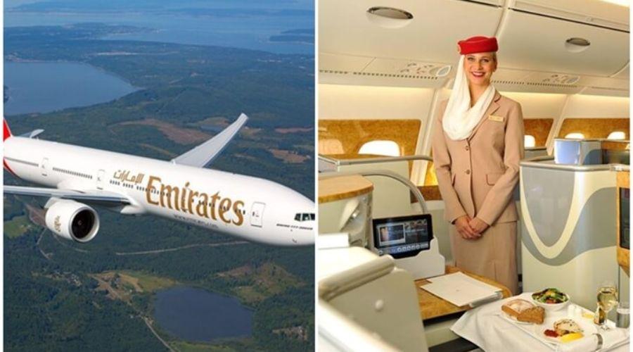 Emirates Business Class from Boston to Barcelona