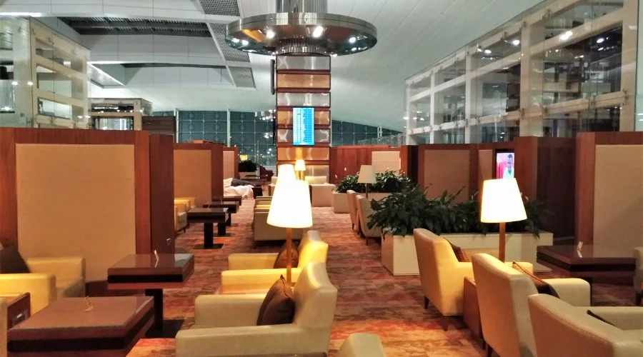 Emirates Lounge in Barcelona