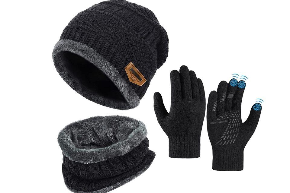 hat and gloves set