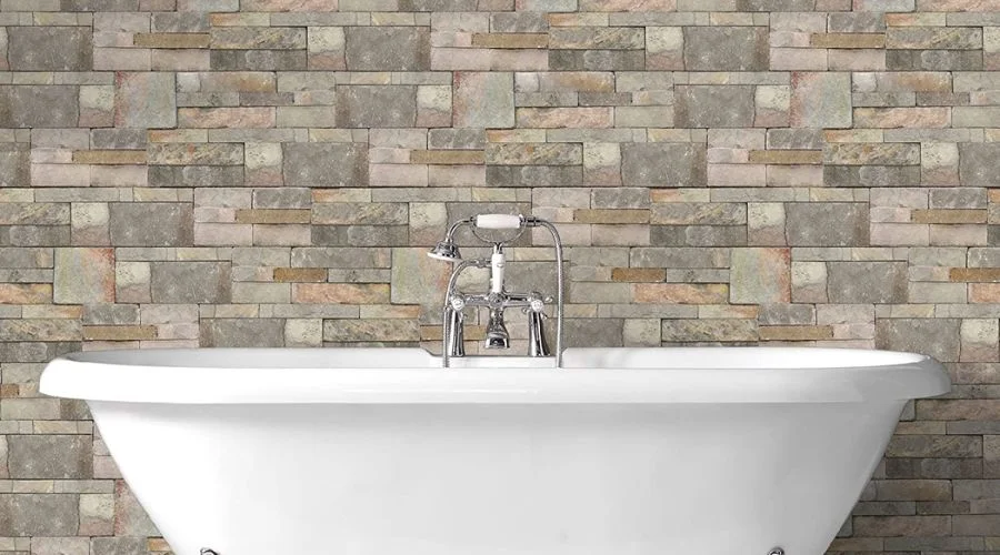 Contour Natural Sandstone Kitchen & Bathroom Wallpaper
