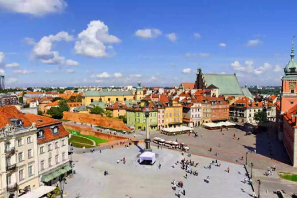 Booking Flights from London to Warsaw