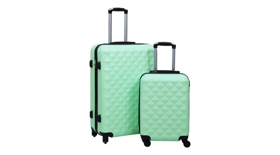 vidaXL 2 Piece ABS Hard Case Set Mint