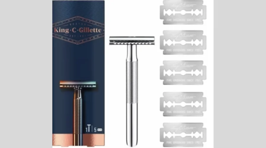 Gillette King C Double Edge Machine with 5 Refills