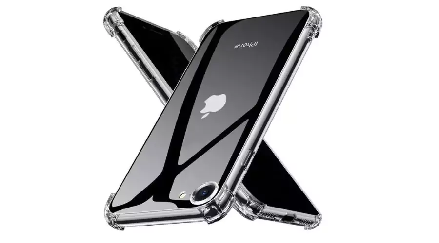 iPhone X/XS Case & 2 Screen Protectors - Recycled Plastic - Clear