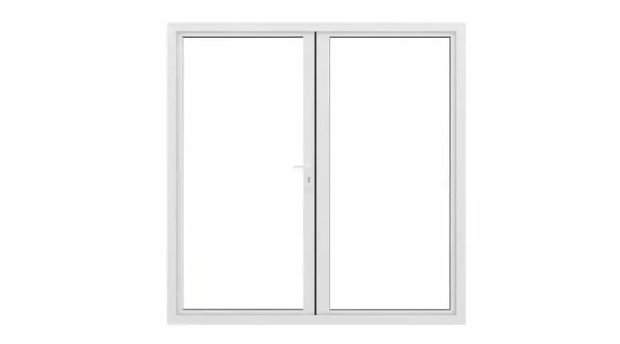 Jci Aluminium French Door White Inwards Opening