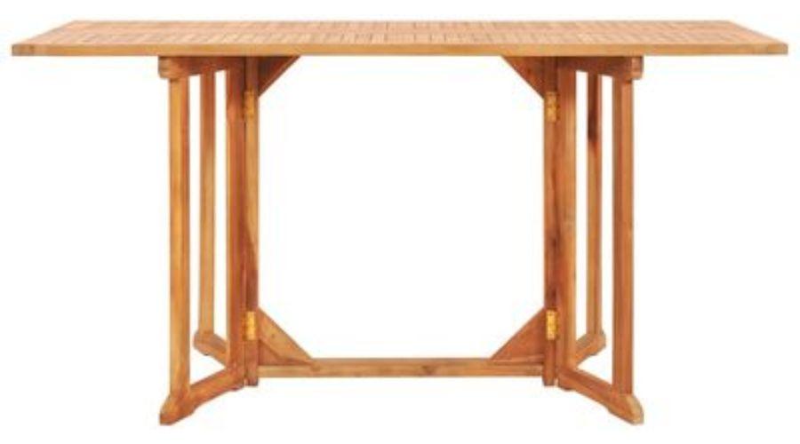 Butterfly Garden Table 150x90x75 cm Solid Teak Wood