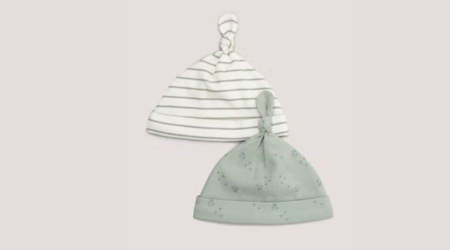 Sage Baby Hats (Newborn-6mths) - Age 3 - 6 Months
