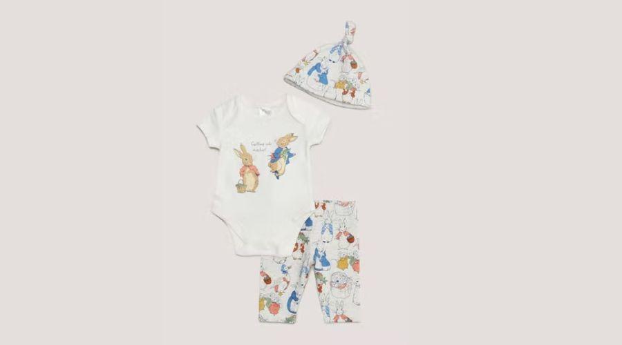 Baby Cream Peter Rabbit 3 Piece Set