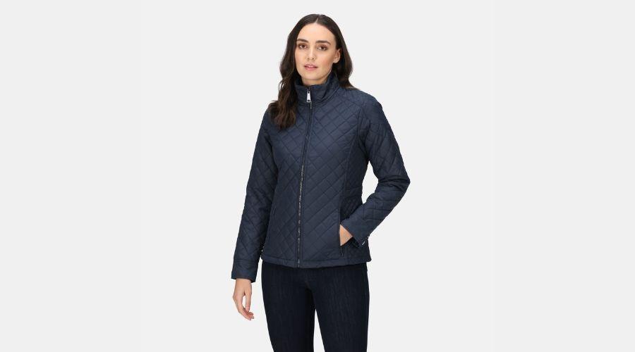 Women's Charleigh Quilted Insulated Jacket | Navy Check