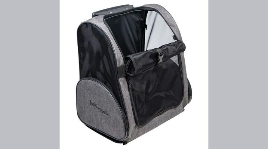 Jack and Vanilla Pet Trolley Travel 40x26x40 cm Grey/Black 