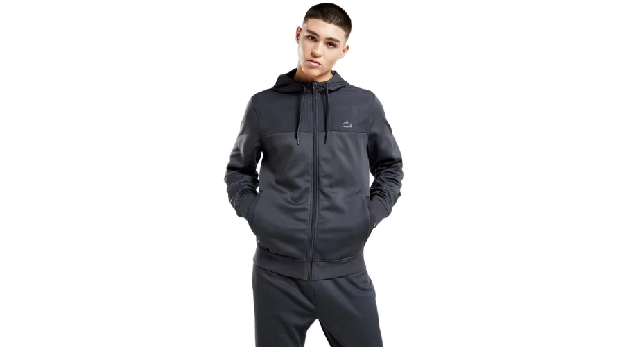 Lacoste Men's Poly Zip Hoodie | celebzero